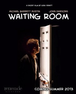 Advance poster for the short film "Waiting Room"